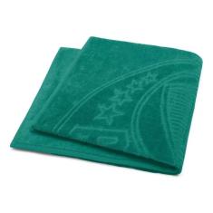 Toalha de Banho Praia e Piscina Escudo Palmeiras Oficial Times Buettner Jacquard Relevo cor Verde