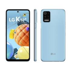 Smartphone LG K62+ 128GB Azul 4G Octa-Core 4GB RAM Tela 6,59 Câm. Quád