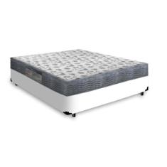 Cama Box Casal + Colchão D33 Ortobom Iso 100 138cm, Branco