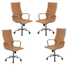 Cadeira de Escritório Moob Boston Presidente Giratória Com Função Rela