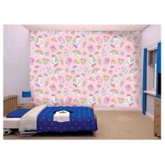 Papel De Parede Unicórinios Doces Arco Iris s141 - Você Decora