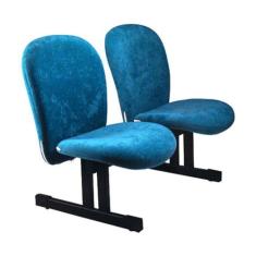 Cadeira Diretor em longarina com 2 lugares  Linha Lombar - Design Offi