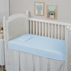 Lençol de Berço 100% Algodão 200 Fios Avulso com Elástico - MF ENXOVAI