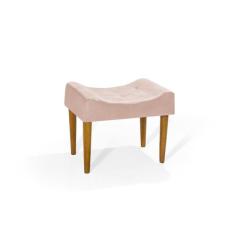 Banqueta estofadas para penteadeira espuma d-28 pes palito - DELACOSTE