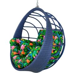 Balanço Ninho Suspenso Hungria Azul Dark E Creara
