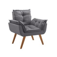 Poltrona Opalla IV Cinza - House Deccor