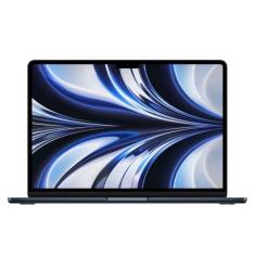MacBook Air 13" Apple, 16 GB RAM, 256 GB SSD, M2 com CPU de 8 núcleos e GPU de 8 núcleos,  Meia-noite