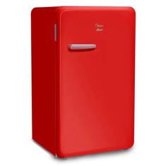 Frigobar Retrô Midea 95 Litros Vermelho Rubi 127V, 110V