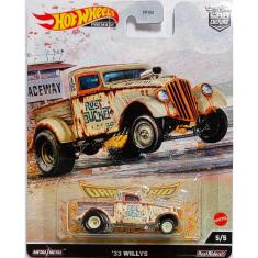 Miniatura HotWheels Premium Dragstrips Demons Willys 33 1/64