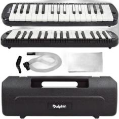 Escaleta de 32 Teclas com Case Preto - DOLPHIN