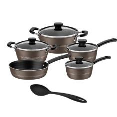 Jogo de Panelas Tramontina Sicília Alumínio Antiaderente 5 Peças + Col