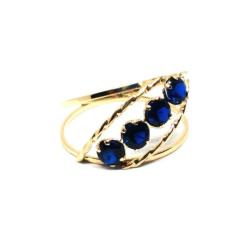 Anel de ouro 18k Pedras - Elegancy Joias, 24