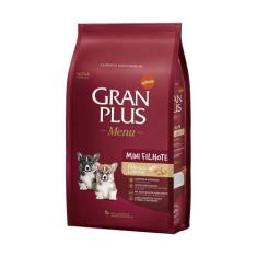 Ração GranPlus Menu Para Cães Filhotes de Porte Mini Sabor Frango e Ar