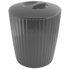 Lixeira 5 Litros Cesto De Lixo Groove Cozinha Banheiro - LX 715 Ou, Ch