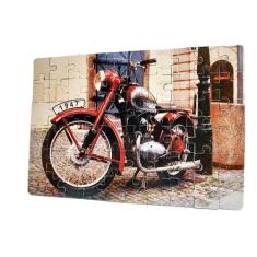 2 Quebra-Cabeça Cognitivo Idosos Motocicletas 40 Pc - Coleção Tea E Am