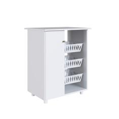 Balcão Cozinha Genialflex Lucy Fruteira Forno Branco