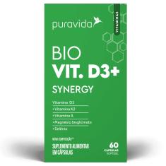 Imagem de Vitamina D3 Sinergy Puravida 60caps