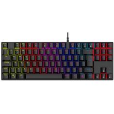 Teclado Gamer Mecânico Royal Cross TKL Blue Switch ABNT2 RGB Preto War