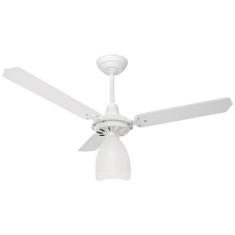 Ventilador de Teto Loren Sid Branco 3 Pás - 3 Velocidades Diplo Lumi M