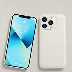 Para iPhone 13 Pro Max Capa de telefone com textura de couro Para iPhone 12 11 Pro Max XR X 7 8 Plus Proteção de câmera Capa macia, T2, Para iphone X ou XS