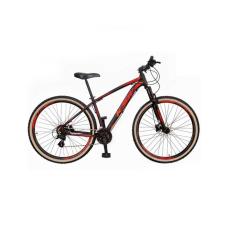   Bicicleta Aro 29 Ksw Xlt Alumínio 27v Freio a Disco Mecânico Garfo com Suspensão Pneu com Faixa Bege - Preto\Vermelho\Laranja