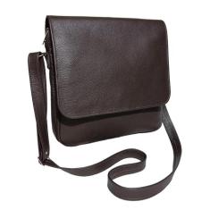 Bolsa Masculina Transversal Pasta Carteiro Lateral Shoulder Bag Em Cou