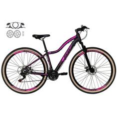 Bicicleta Feminina Aro 29 Ksw Mwza 24v Freios a Disco Hidráulicos Garf