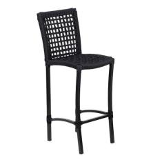 Banqueta Cannes em Alumínio e Corda Náutica para Área Edícula Piscina 