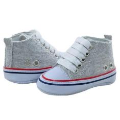 Tênis Masculino com Ilhós e Atacador - Malha e Sintético - Branco/Mari