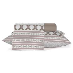 Jogo de Cama 100% Algodão Teka Diamante King