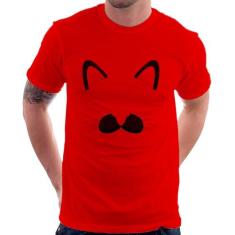 Camiseta Gatinha Orelhinha - Foca na Moda, Vermelho, G