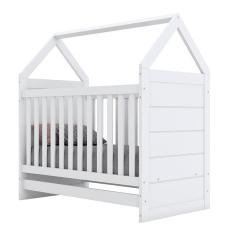 Berço Montessoriano Americano e Cômoda Infantil Mississipi Branco com Colchão Ortobom – Henn
