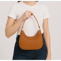 Bolsa Feminina Meia Lua Baguete De Ombro Y Mão Tendencia Moda Casual E