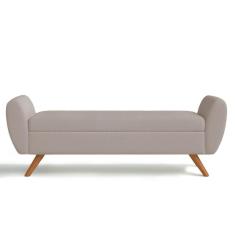 Recamier Bau Grecia 1,40M Suede Bege - Clique Decor