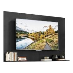 Painel com Suporte TV 65&quot; e Prateleira Amsterdã Up Multimóveis Preto