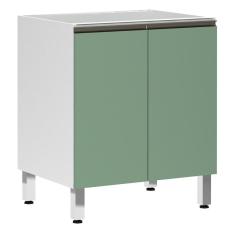 Balcão de Cozinha sem Tampo 70cm 2 Portas Pérola Luciane Móveis