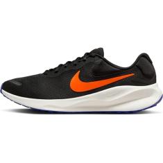 Nike Tênis masculino Nike Revolution 7, Preto/Hiper Carmesim - Vela azul astronomia, 42 BR