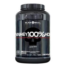Whey 100% HD Pote 900g - BLACK SKULL, 900g, Chocolate