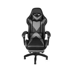 Cadeira Gamer Com Rodízios Pu Hawker 3315 Or Design Preta