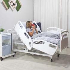 Cama Hospitalar Elétrica 8 Movimentos Motorizada com Elevação de Altur