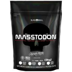 Hipercalórico Masstodon - 3Kg - Refil - Black Skull-Unissex