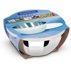 Pote Redondo Aço Inox Com Tampa 2,9l Tramontina