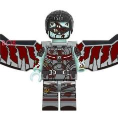 Boneco Bloco De Montar Zumbi Falcon Marvel Edição Especial