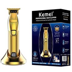 Maquina de Corte Cabelo Profissional Hair Clipper Kemei i32S