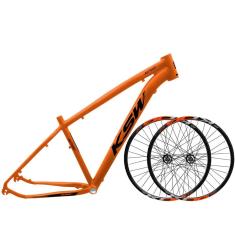 Quadro MTB Aro 29 KSW XLT 100 + Par Roda Aro 29 KOG Rosca
