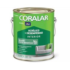Tinta Fosco Acrílica Coralar Econômico 3,6l Branco Gelo