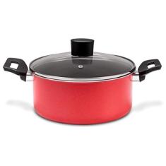 Caçarola com tampa, Brinox, Garlic 7001/359, Vermelho