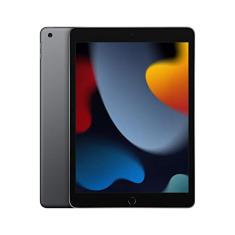 iPad da Apple (9a geração): Com chip A13 Bionic, tela Retina de 10,2 polegadas, 256 GB Wi-Fi, câmera frontal de 12 MP, câmera traseira de 8 MP, Touch ID, Cinzento sideral
