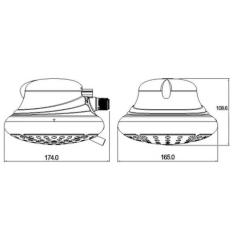 Ducha Lorenzetti Bella 4 Temperaturas 127V/4800W Branco