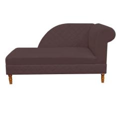 Recamier  Decorativa  Judi Pé em Madeira  2 Lugares Sala de Estar Rece